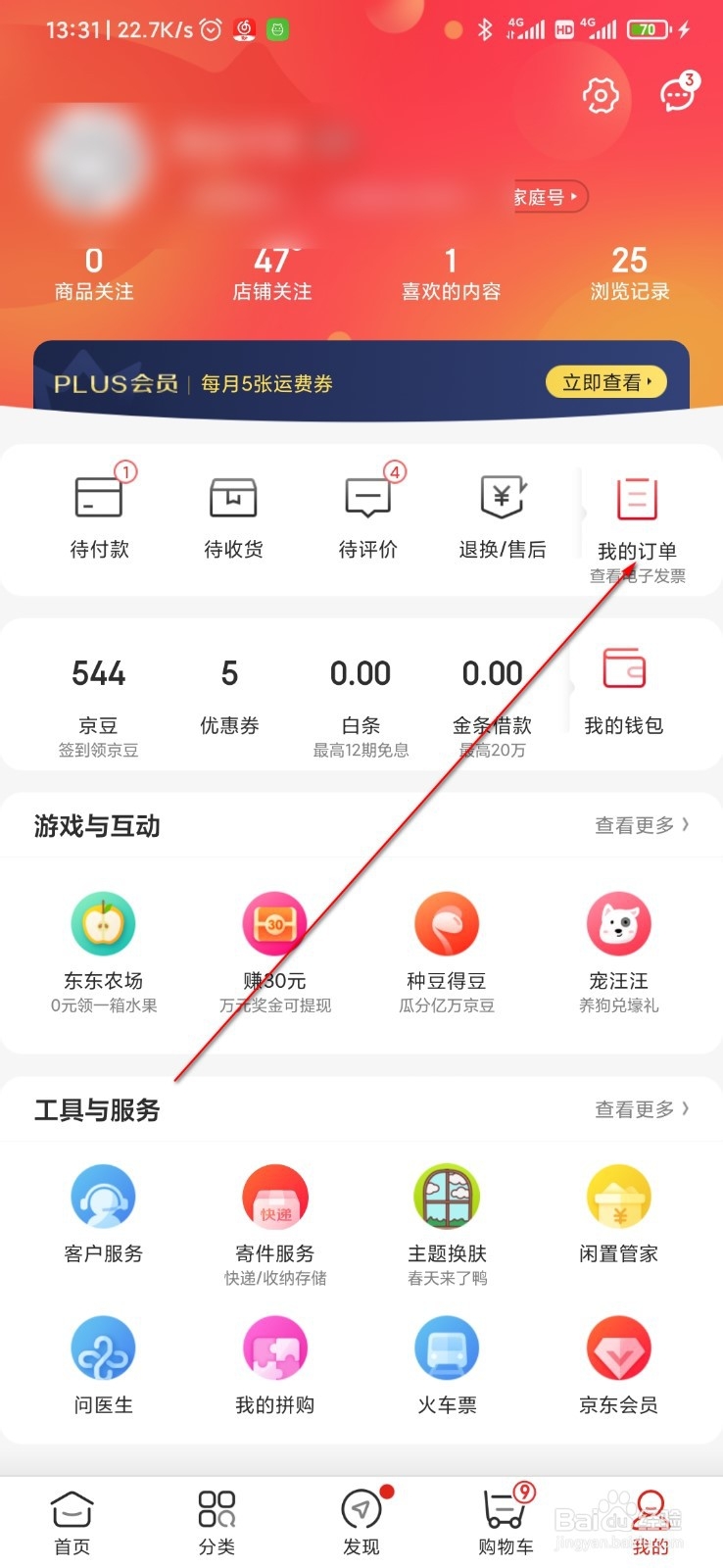 京东怎么查看详细消费信息