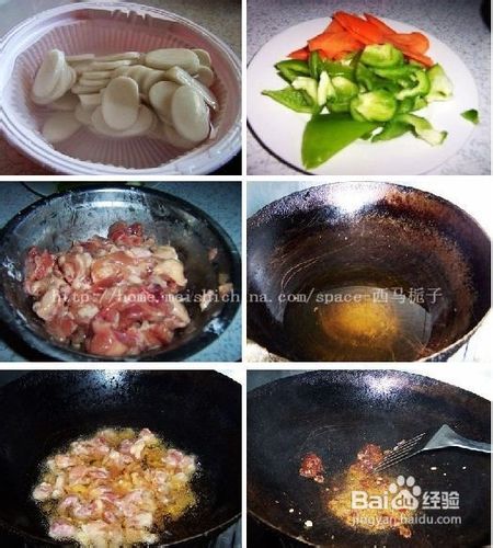 辣子鸡丁炒年的做法