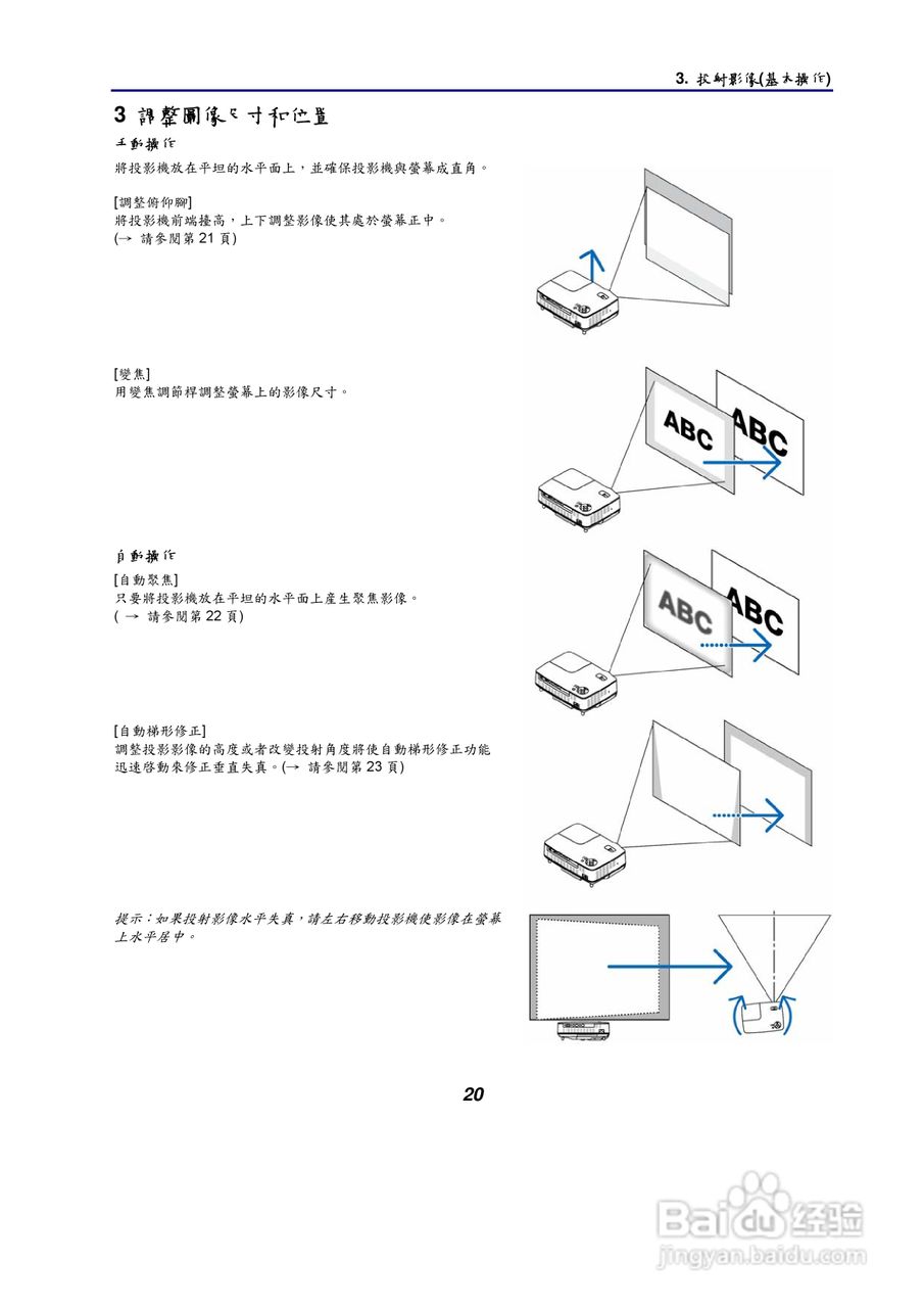 NEC NP61/NP41手提式投影机使用手册:[3]