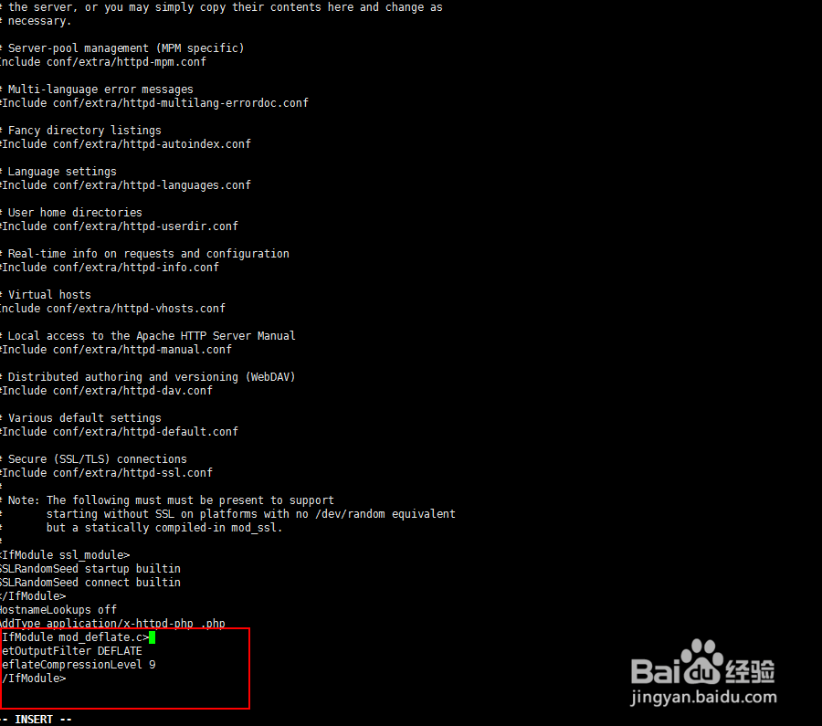 apache服务器怎样gzip压缩