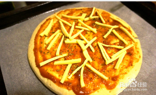 超快手培根披萨