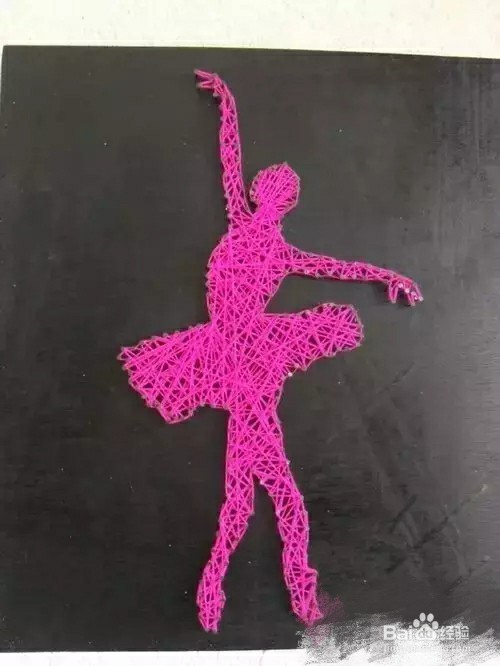 毛线手工，创意装饰画