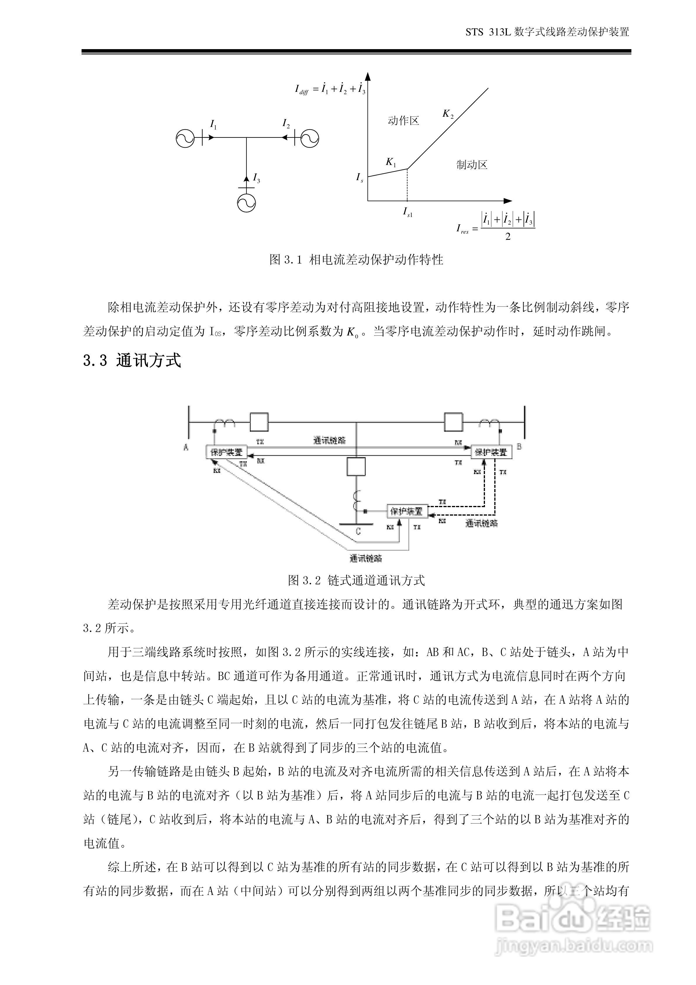 数字式线路差动保护装置 STS313L 使用说明书:[1]