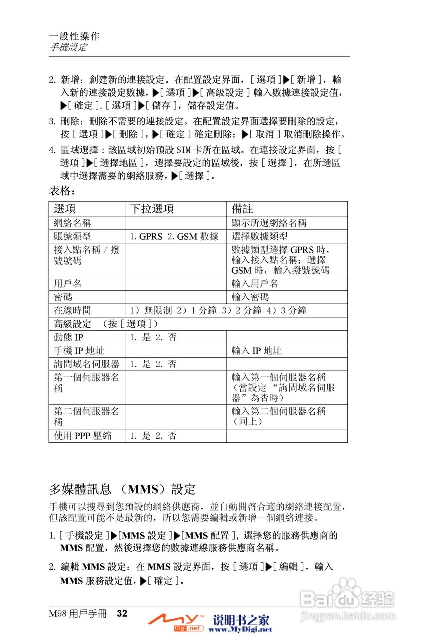 Xplore M98移动电话(中文)说明书:[4]