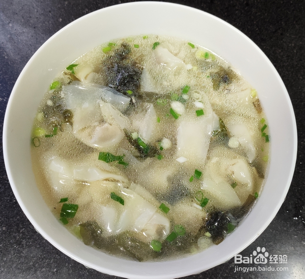 吃货美食虾皮小馄饨