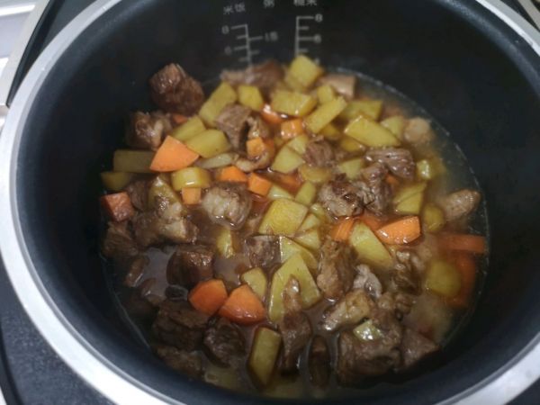 土豆胡萝卜牛肉焖饭