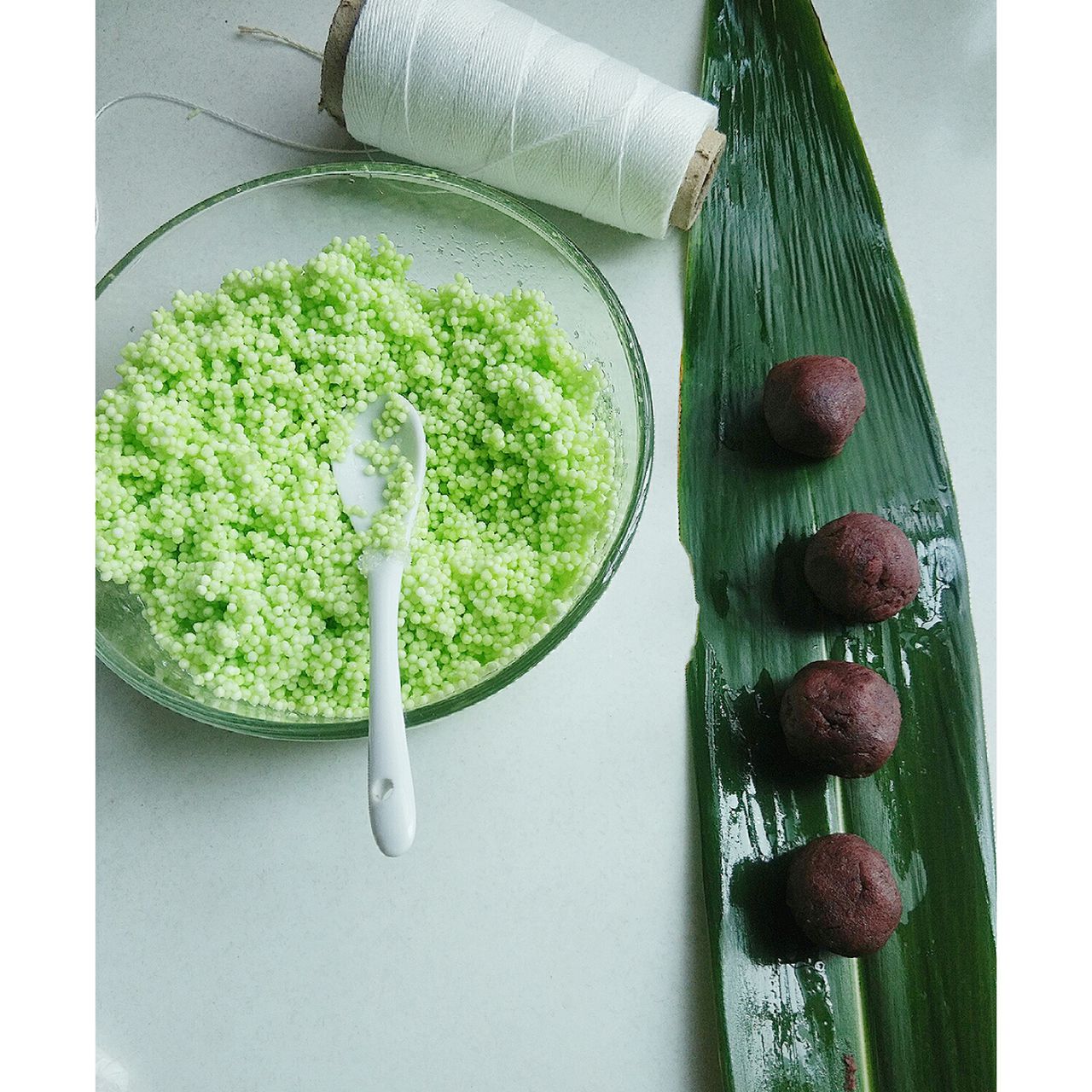 甜而不腻的红豆西米粽