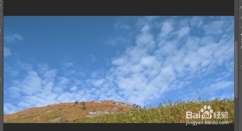 PHOTOSHOP小技巧 - 利用色彩原理瞬间把天空变蓝