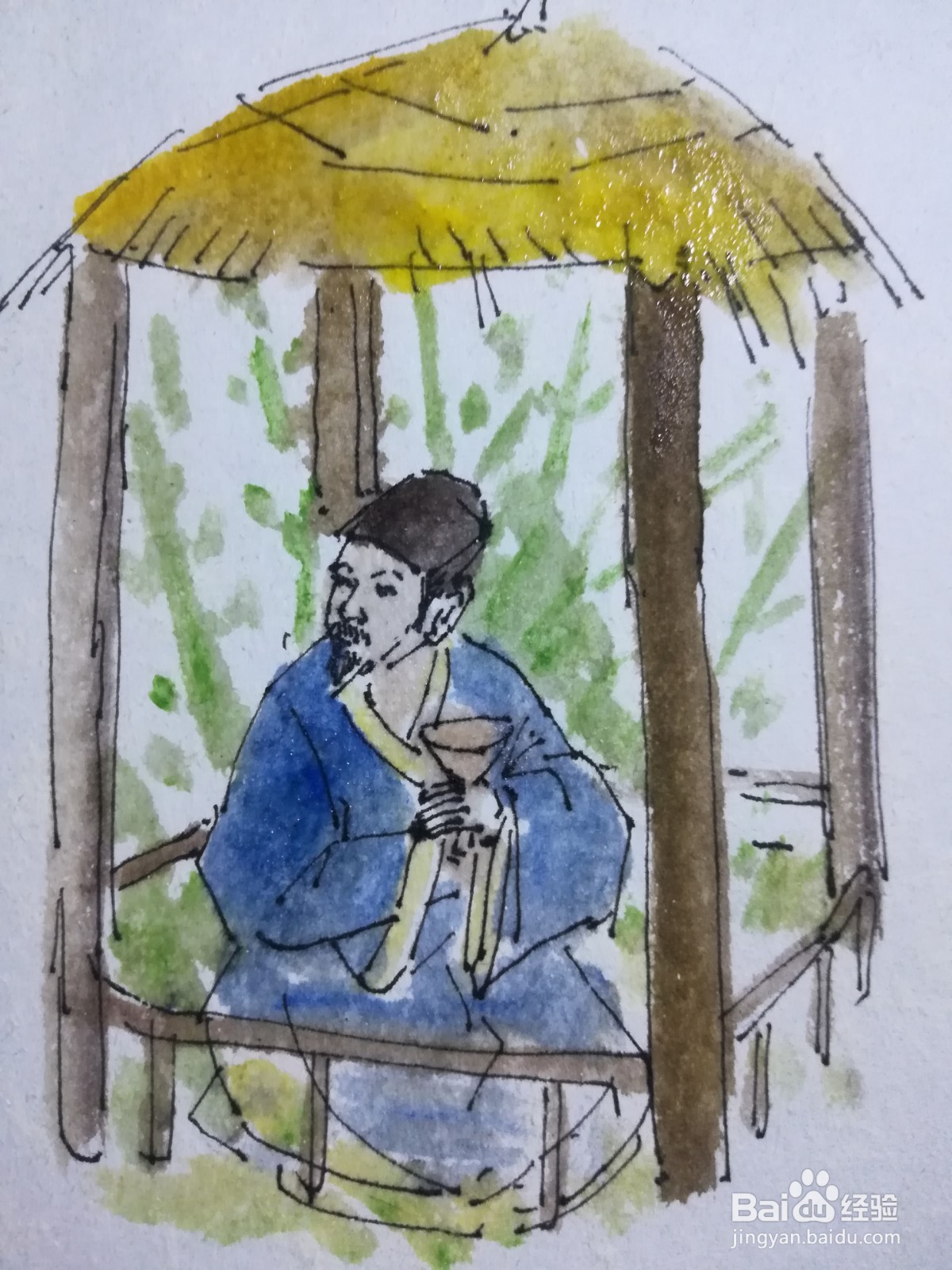 醉翁亭记简笔画