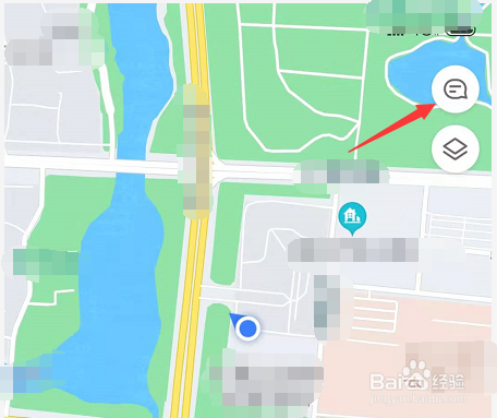 高德地图中的消息怎么清空?