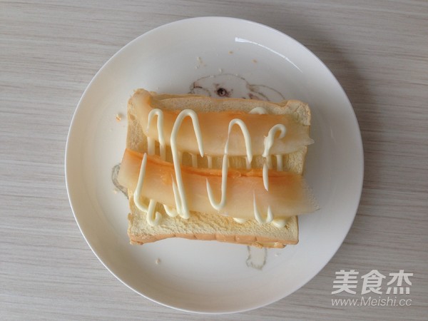 蜜瓜三明治的做法