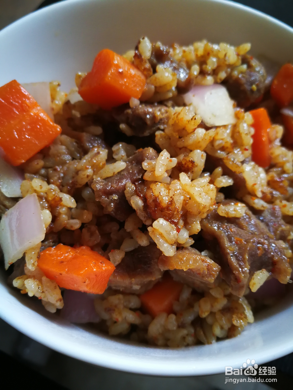 手抓饭牛肉焖饭大厨都是这么做的