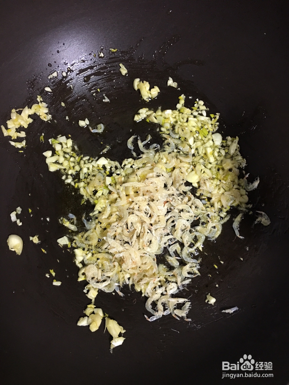 海鲜教程-虾皮青菜