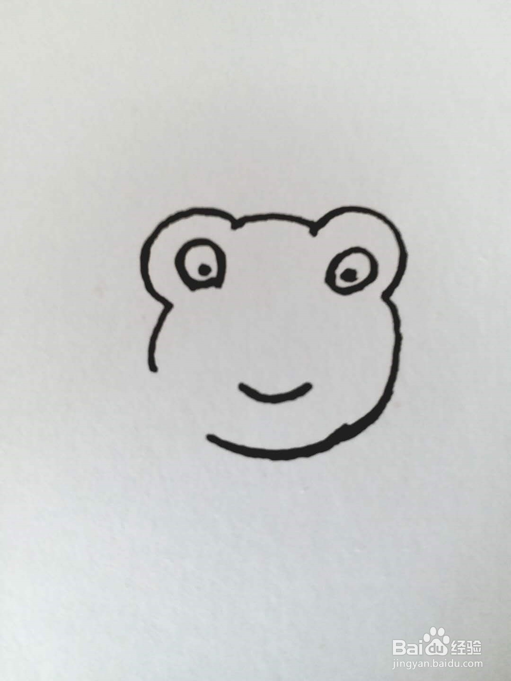 青蛙的简笔画法7