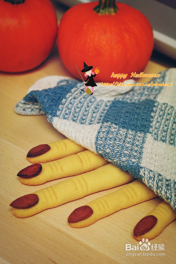 万圣节人气点心：女巫手指饼