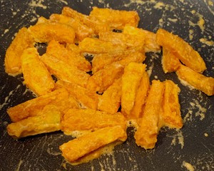 咸蛋南瓜条的做法