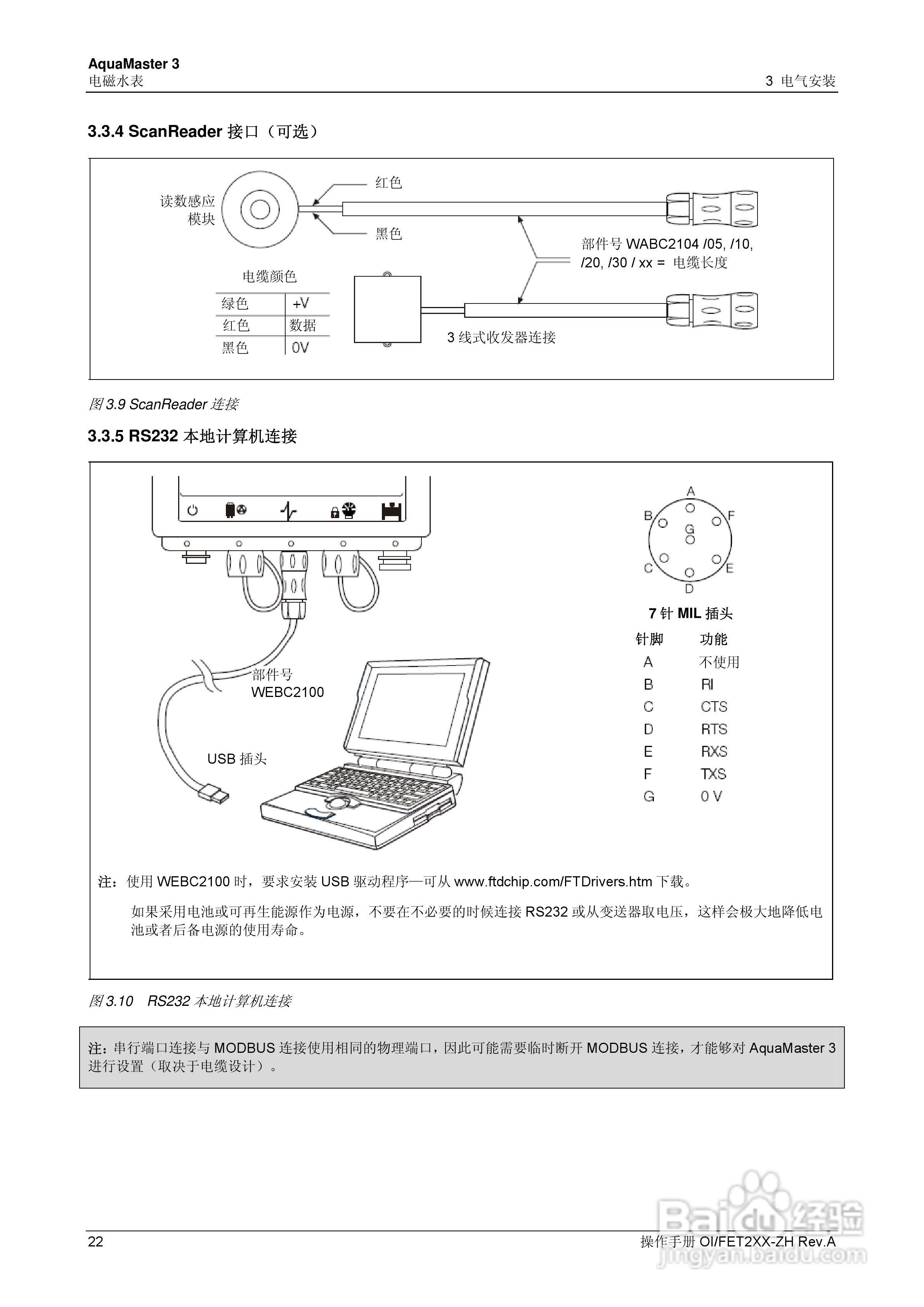 ABB AquaMaster 3电磁水表操作手册:[3]