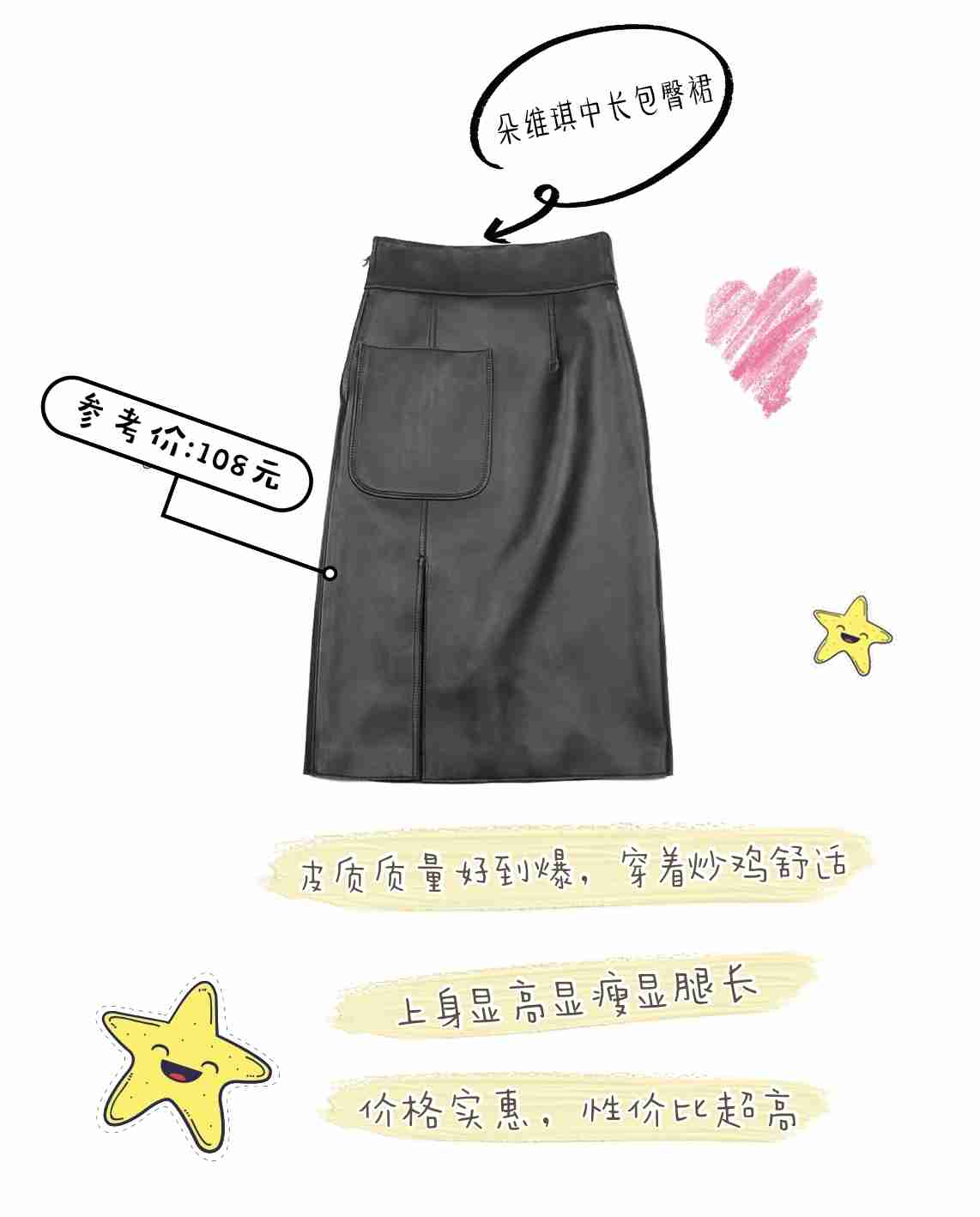 小皮裙!酷女孩穿搭必备~