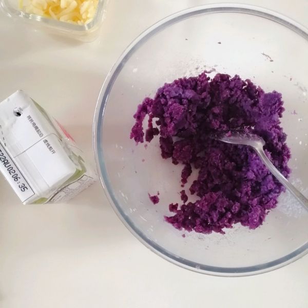 爆浆芝士紫薯酥