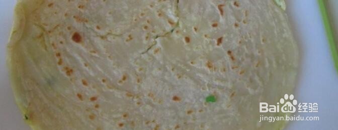 鸡蛋午餐肉卷饼