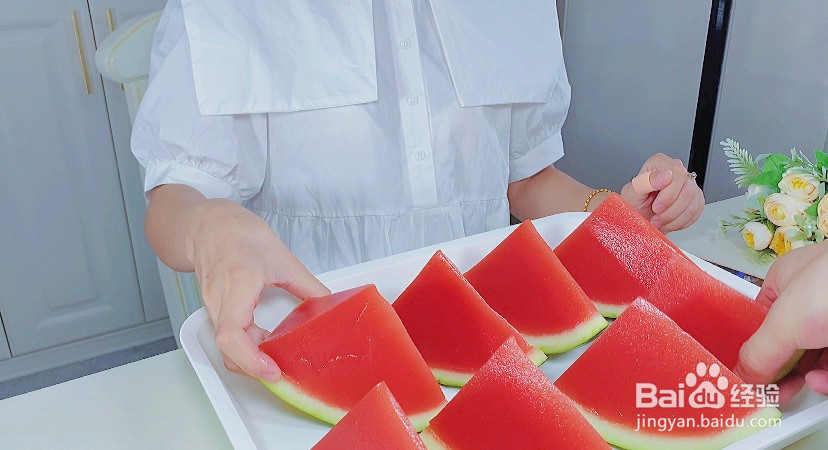 西瓜果冻的做法