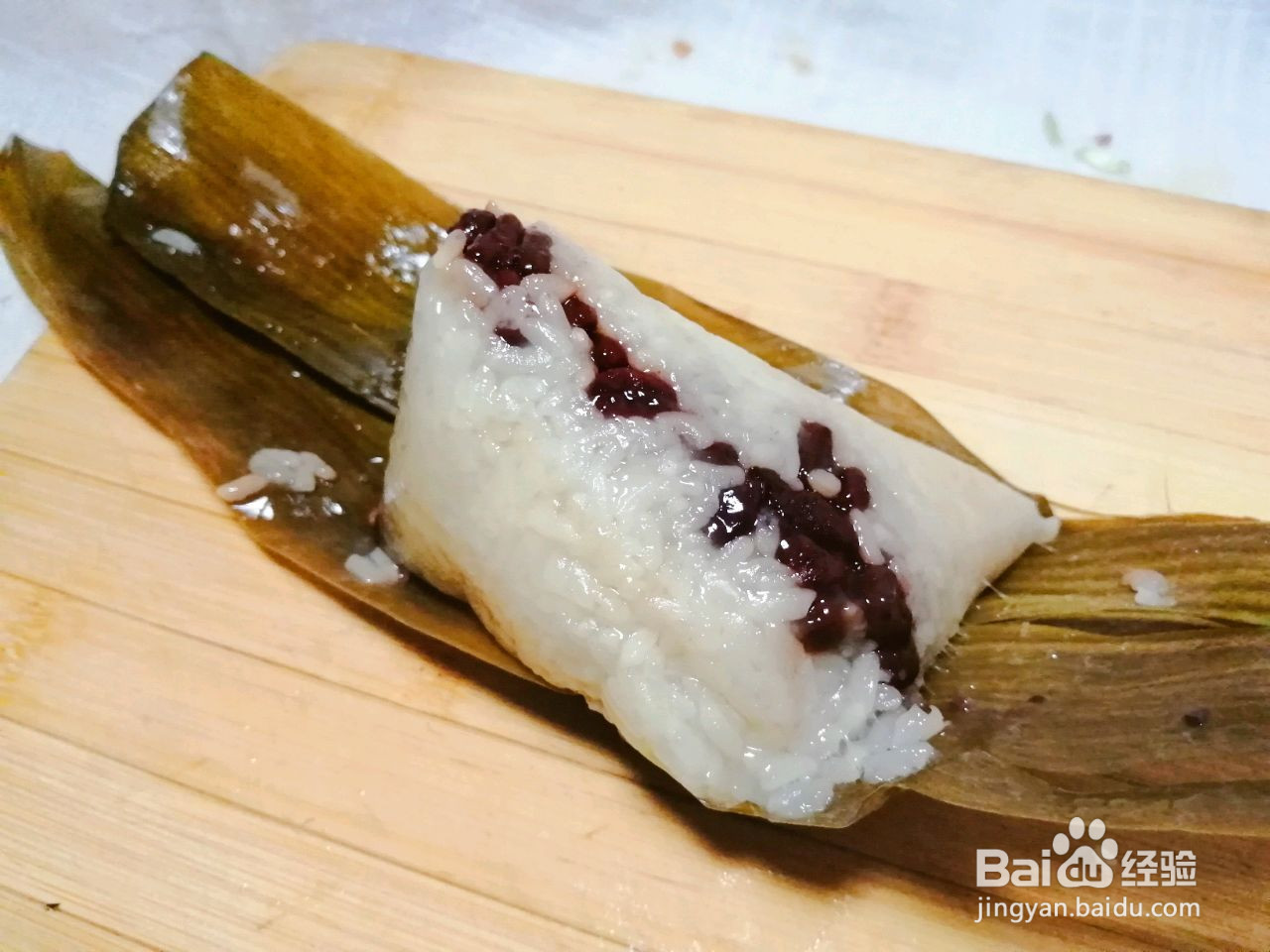 蜜红豆粽子的做法