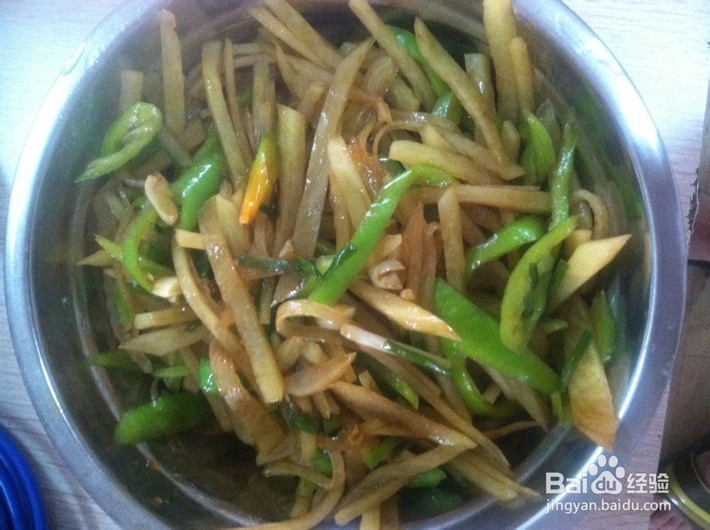 用电饭锅做清炒土豆