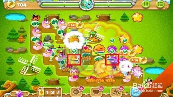 保卫萝卜2第21关金萝卜攻略