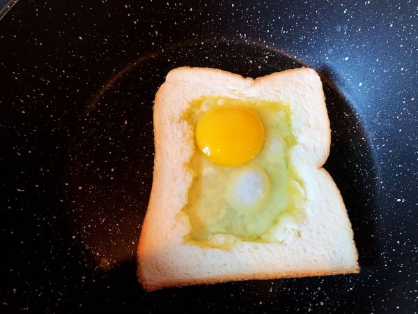 流心芝士火腿三明治