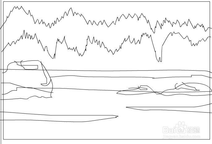 flash如何绘制海岸线的场景