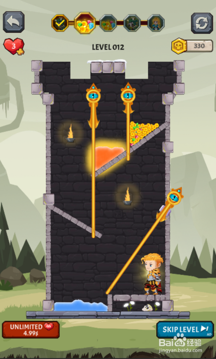 Pins Loot的LEVEL 12怎样过关？