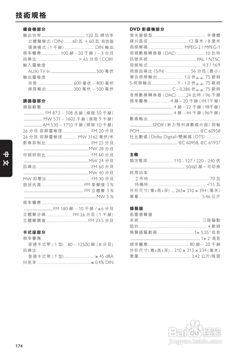 PHILIPS FW-D550音响使用说明书:[3]