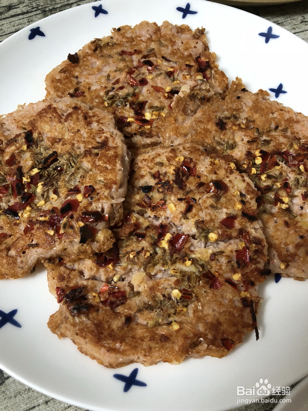 海鲜美食-小海虾饼的做法