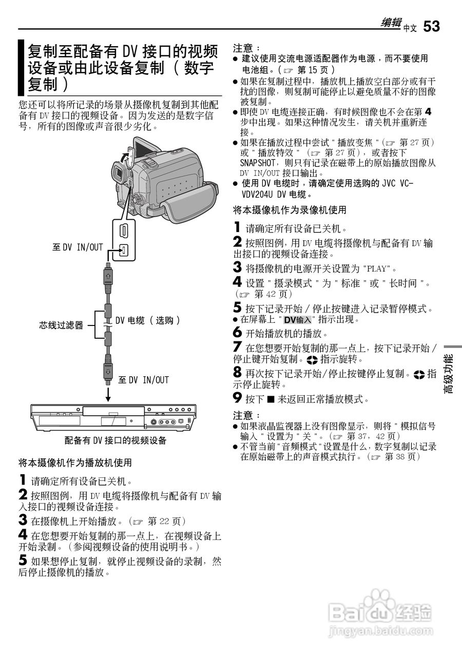 JVC GR-DF570AC数码摄像机说明书:[6]