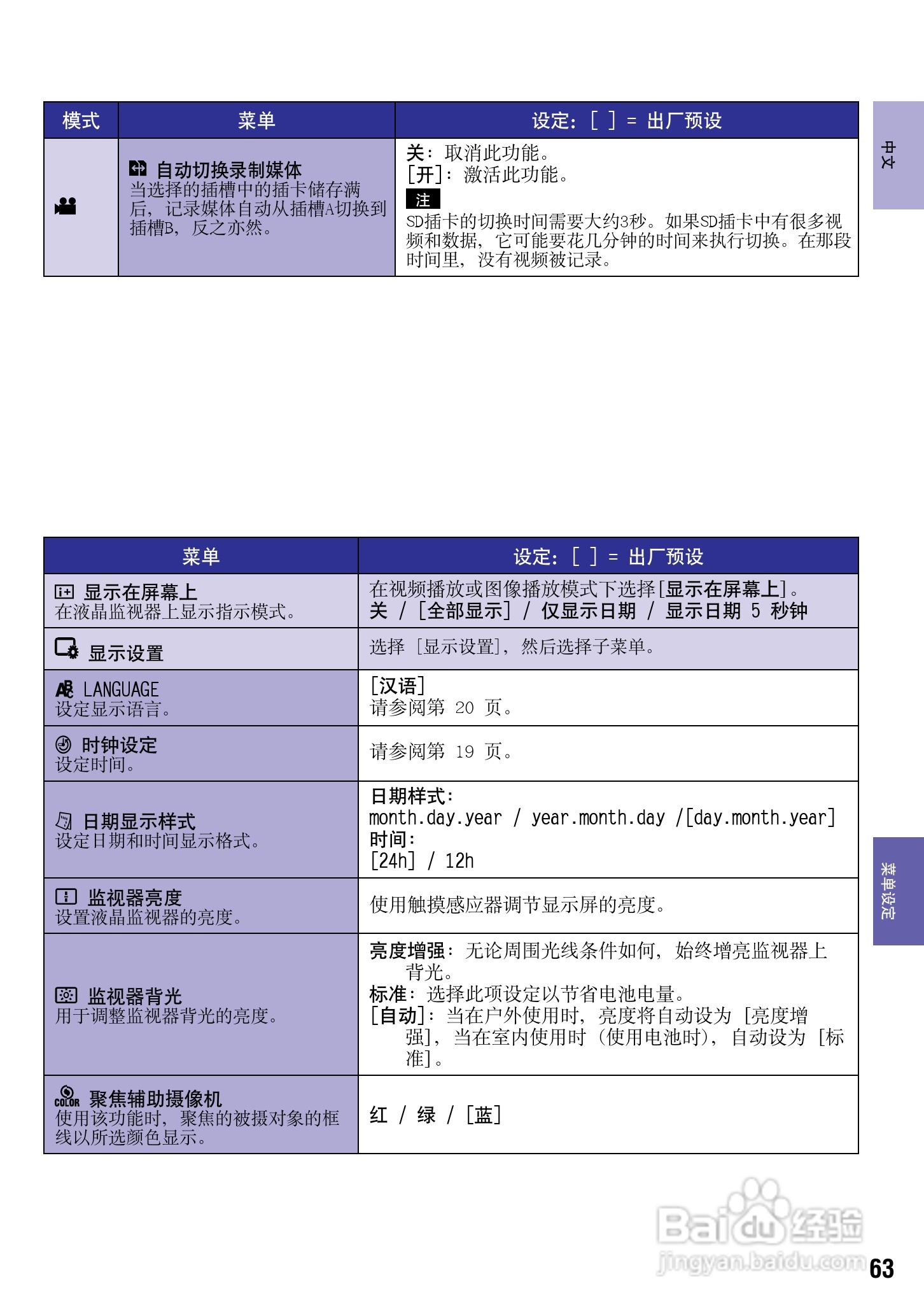 JVC GZ-HM200AC数码摄像机说明书:[7]