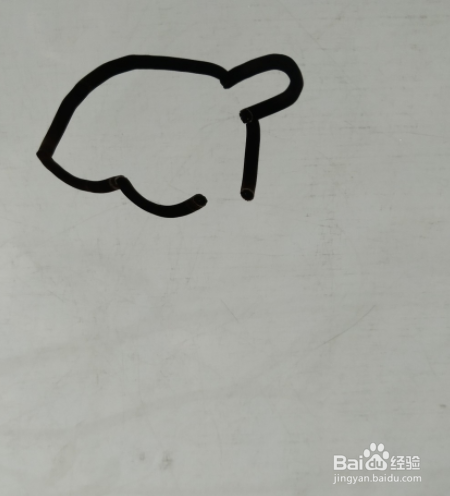 如何画骆驼的儿童画