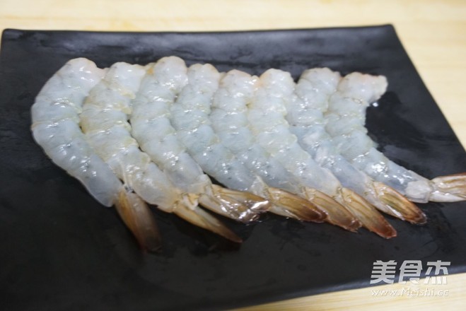 奶酪凤尾虾的做法