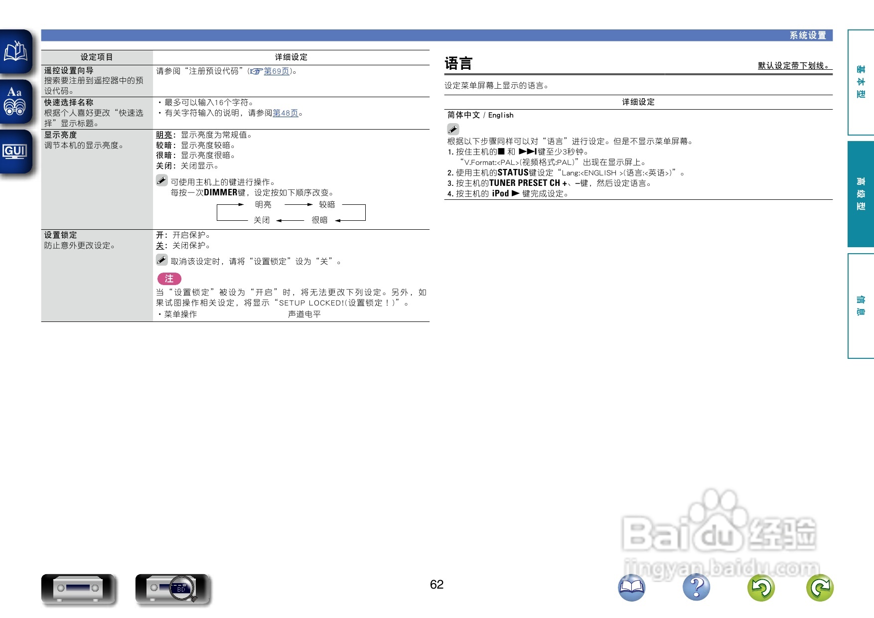 天龙AVR-1612功放使用说明书:[4]