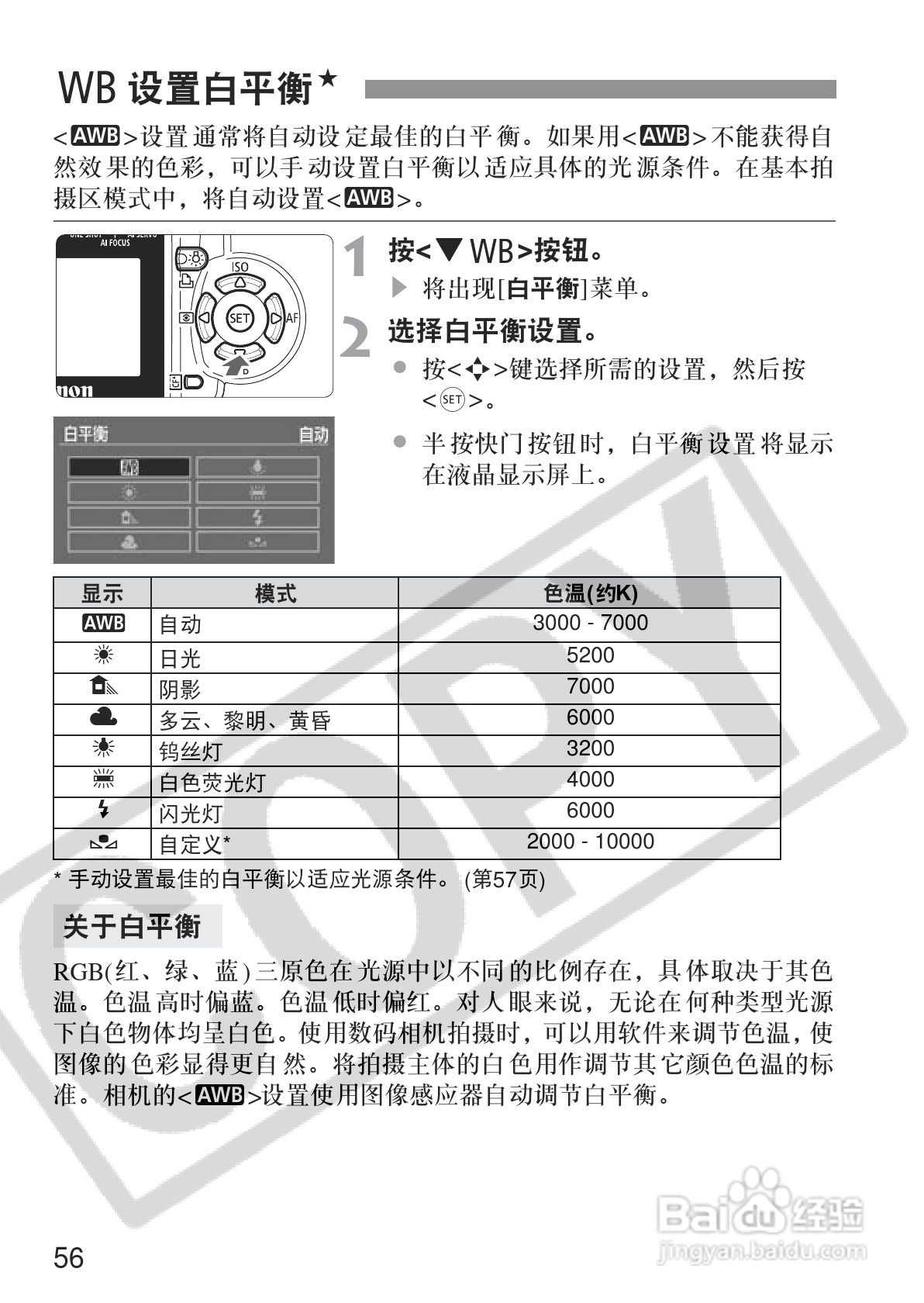 佳能EOS350DDIGITAL数码相机使用说明书:[6]
