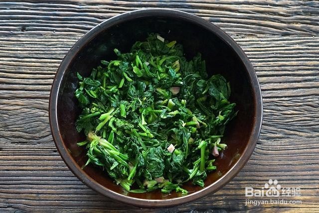 凉拌菠菜的做法