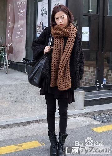 女士围巾怎么围好看,时尚冬装如何搭配围巾?