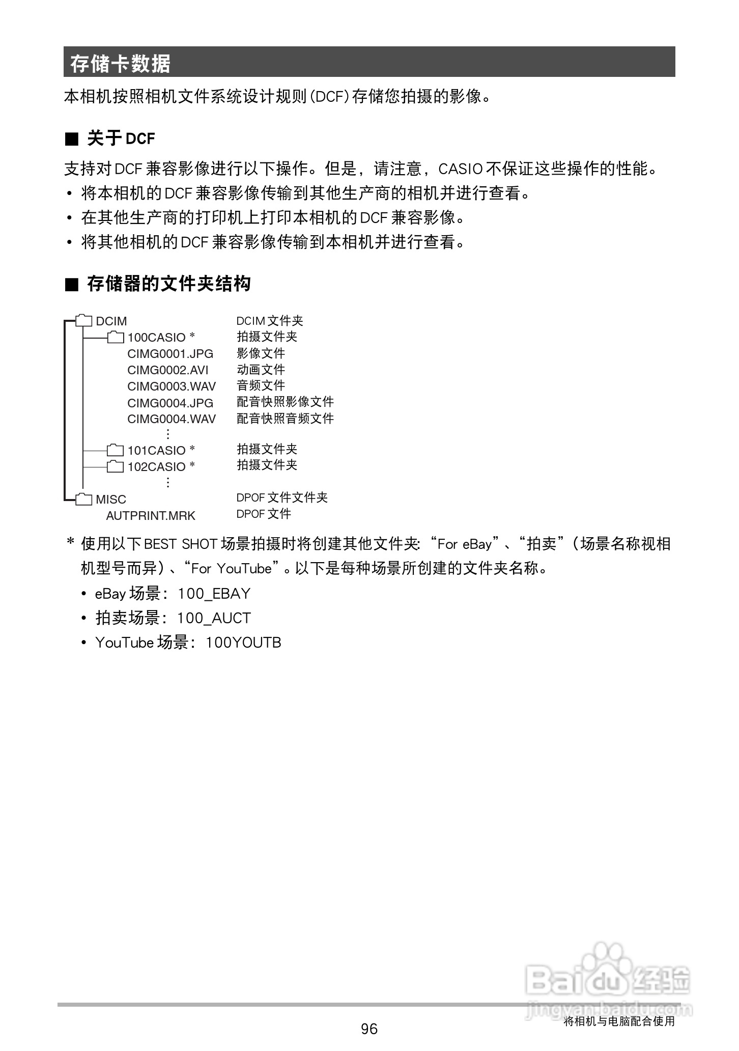 卡西欧EX-ZS160数码相机说明书:[10]