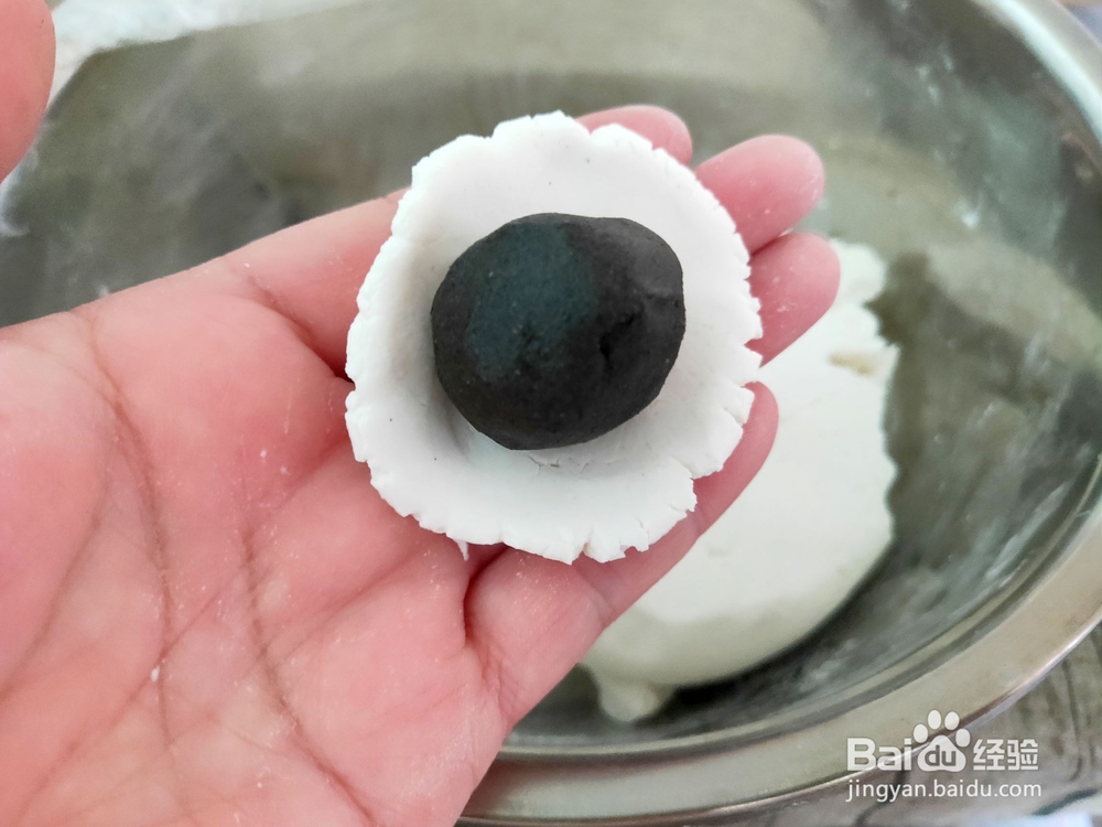 自制黑芝麻酒酿汤圆