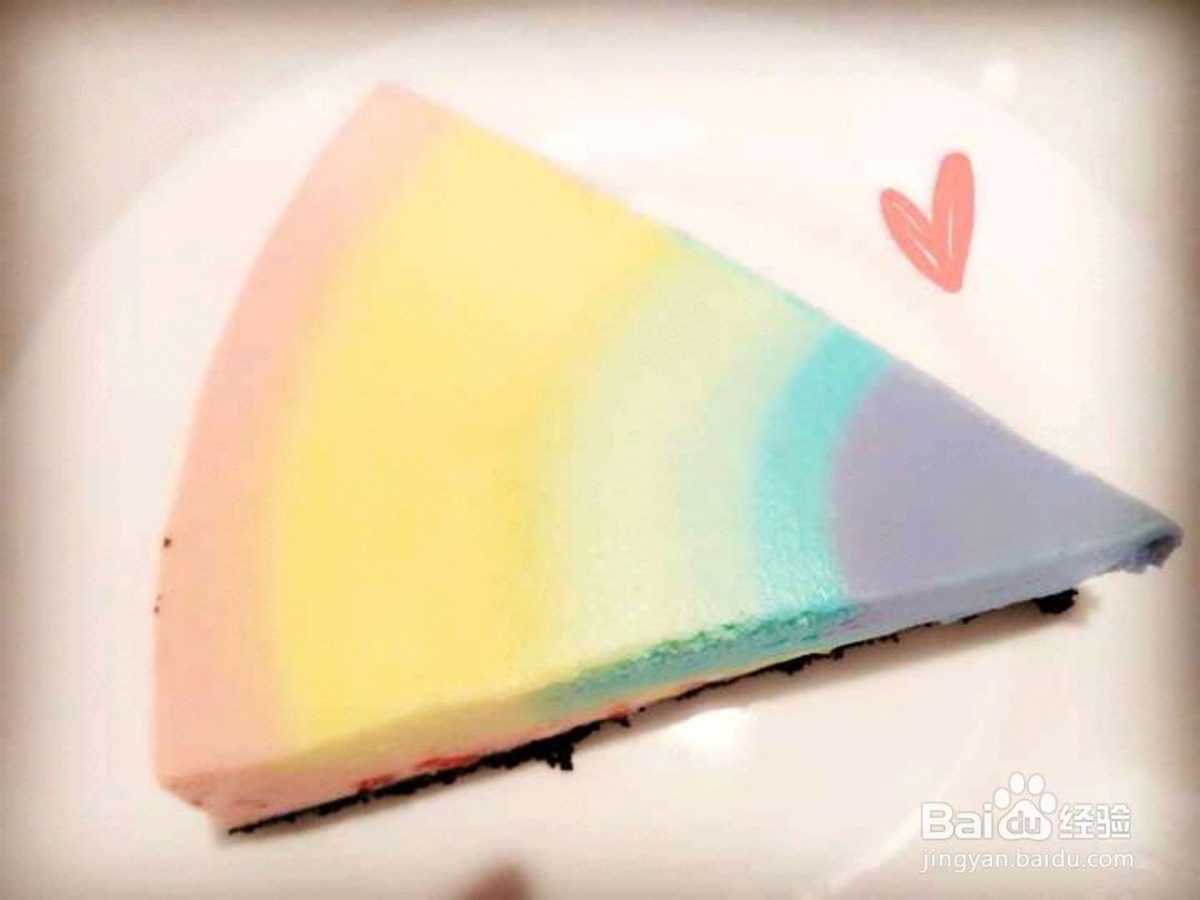 彩虹冻芝士的做法