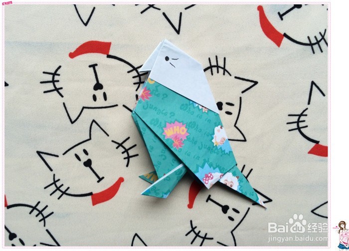 教你用纸折可爱的小小鸟