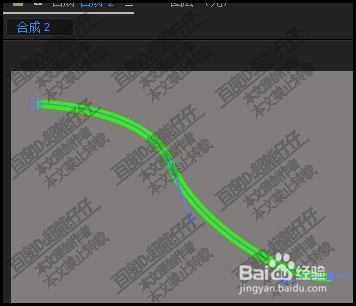 AE中用钢笔工具制作曲线时如何调节修改曲线形状