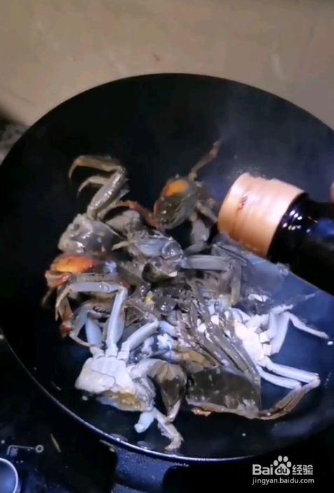 清炒河蟹家常做法