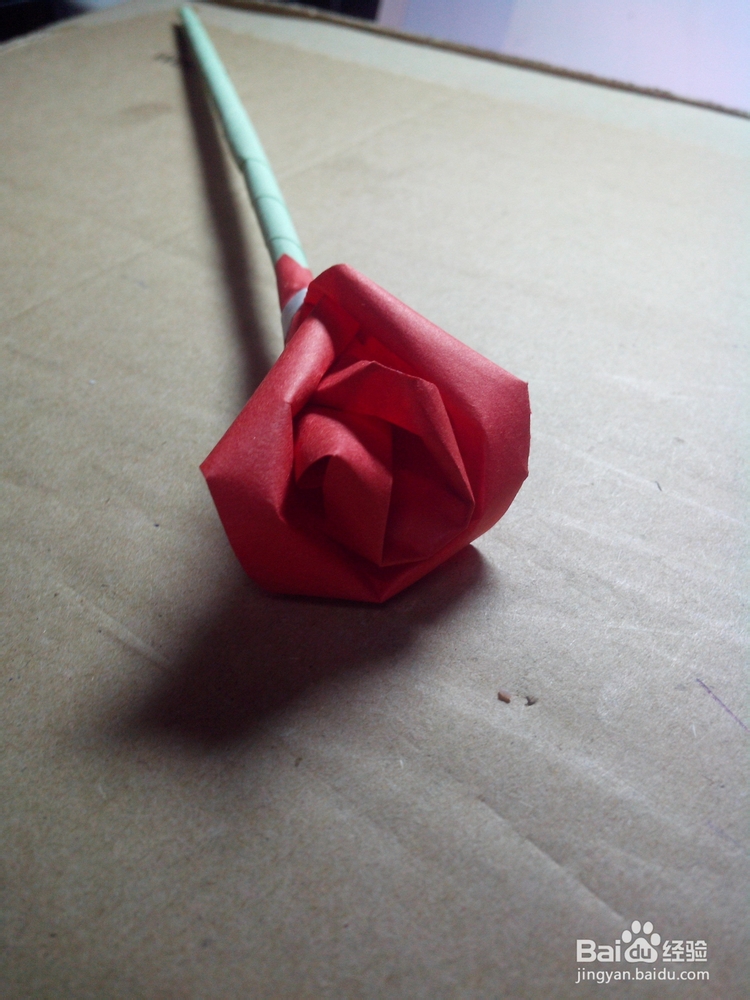 如何折玫瑰花
