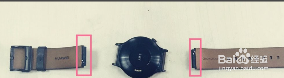 华为watch fit表带怎么拆