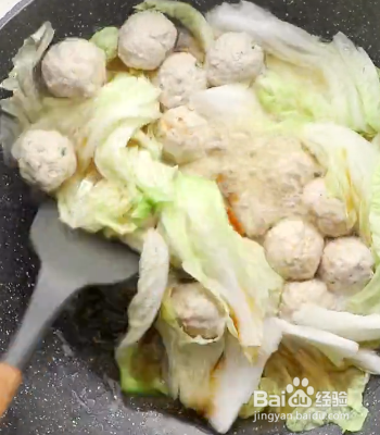白菜丸子的做法